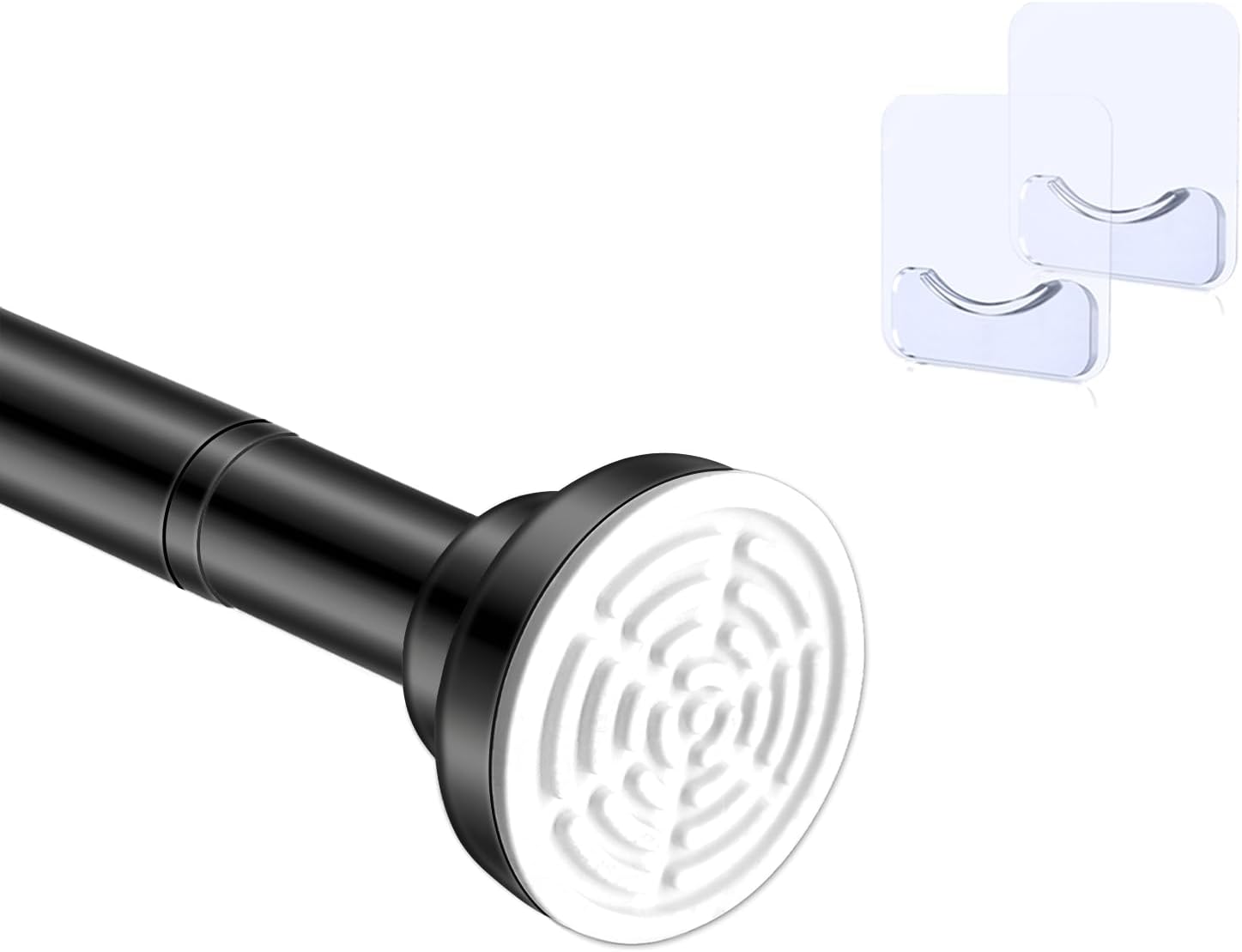 Prebene Shower Curtain Rod: No Drill, Anti-Slip Stainless Steel Rod