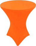 Gowinex Neon Orange Spandex Tablecloth - Stretchy Elegance!