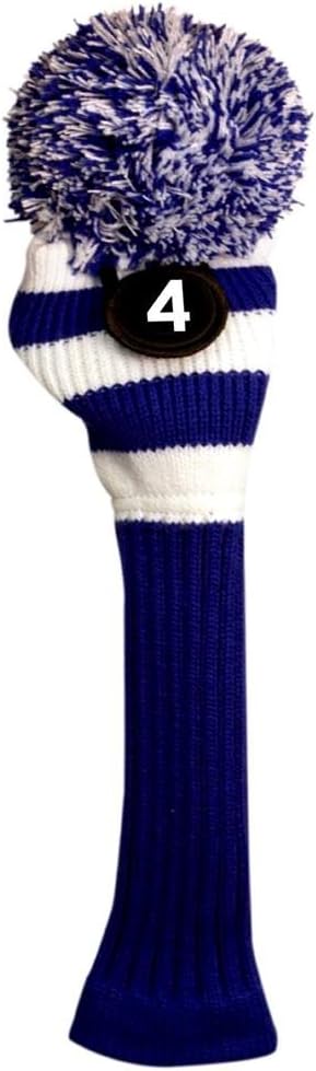 Vintage Blue & White Golf Hybrid Headcover by Majek