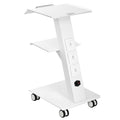 VEVOR Lab Trolley Rolling Lab Cart with Built-in Socket - 3-Tier