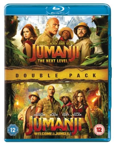 Jumanji 2-Movie Collection Blu-Ray: Next Level & Welcome To Jungle