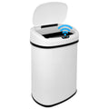 13 Gallon Touch-Free Kitchen Trash Can - Motion Sensor, Stainless