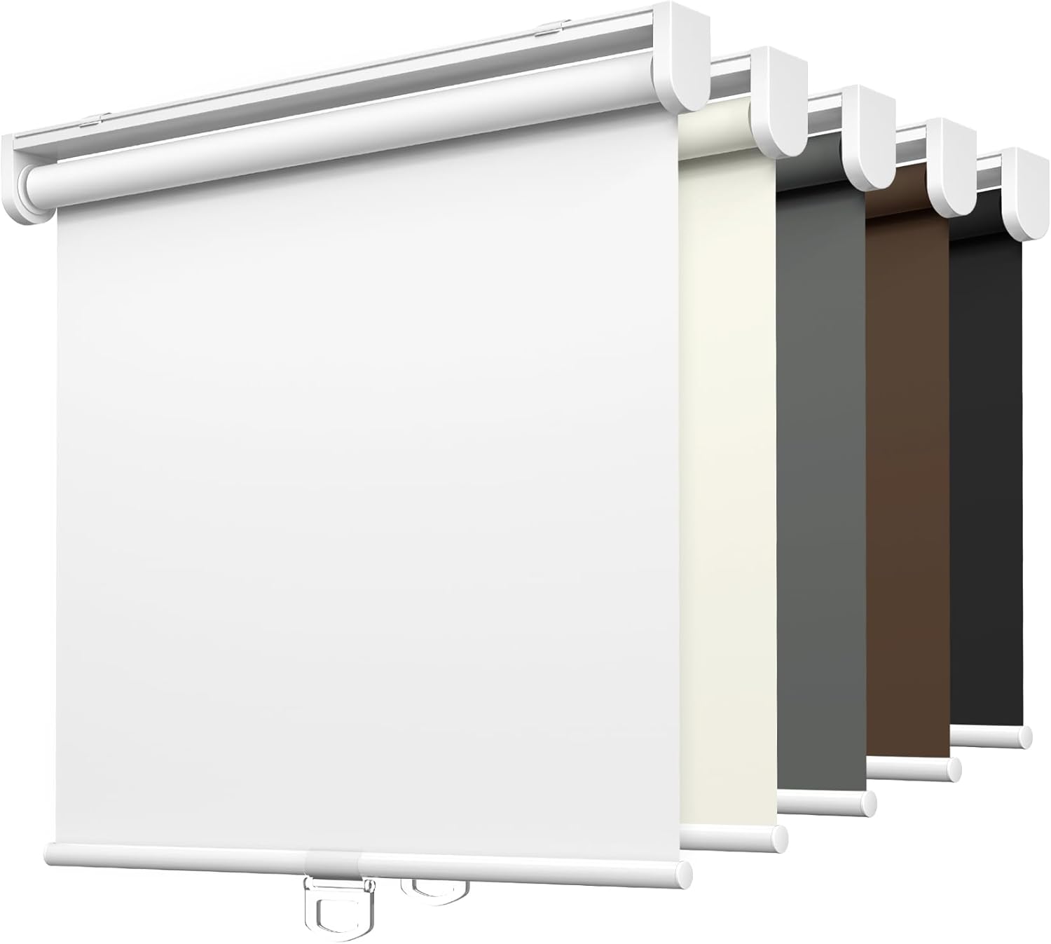 Cordless Roller Shades for Windows - 100% Blackout Blinds