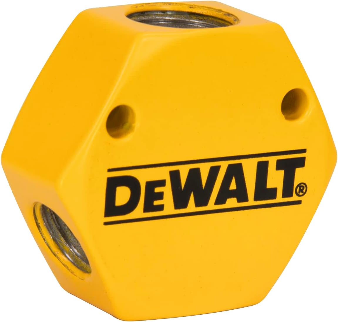 DEWALT 3-Way Hockey Puck Manifold: 3 Outlets for Ultimate Convenience