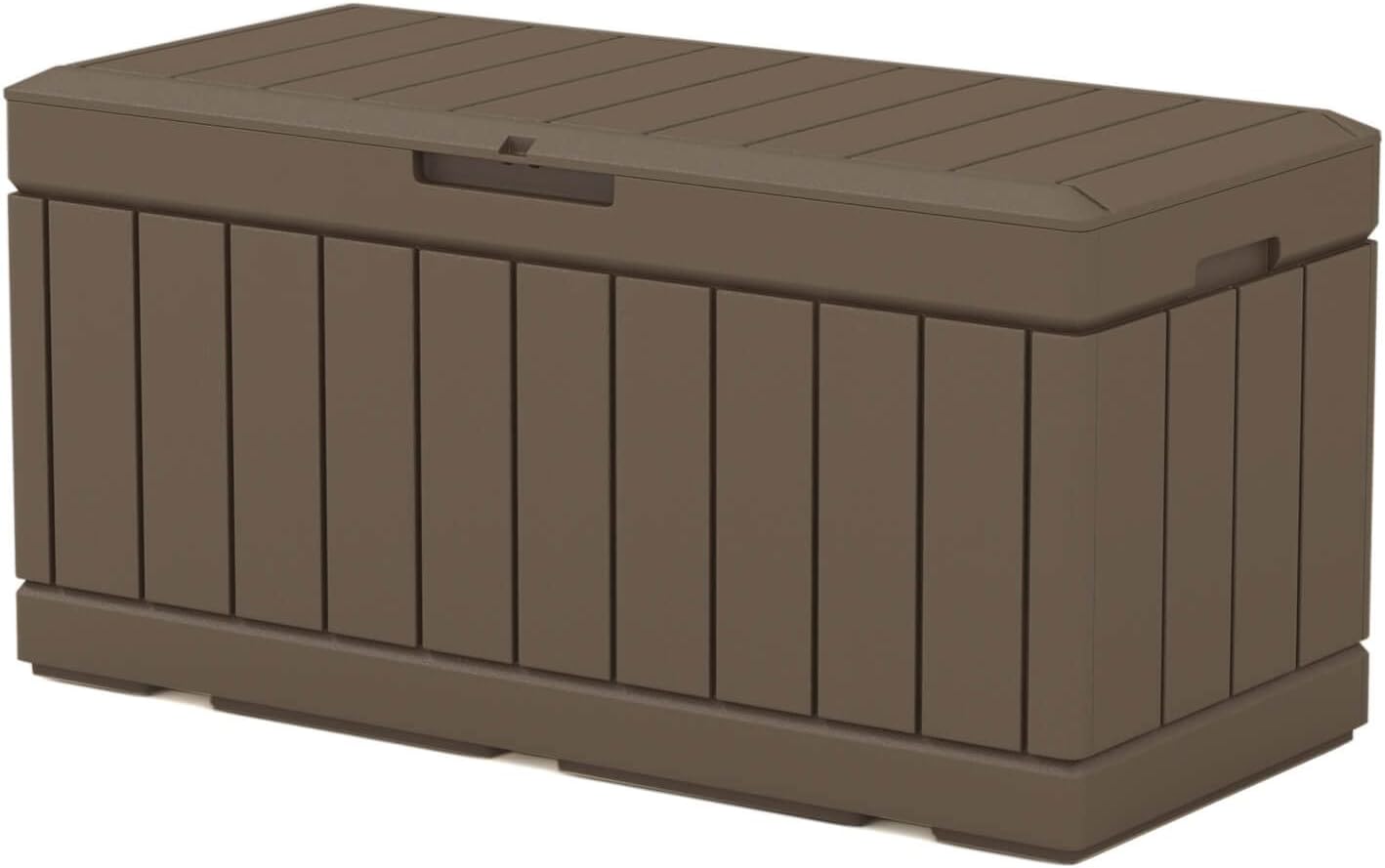 82 Gallon Waterproof Resin Deck Box for Outdoor Storage Needs