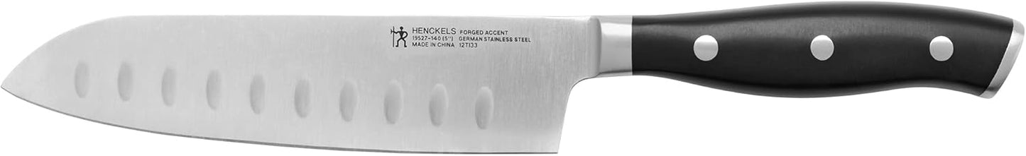 HENCKELS Forged Accent Santoku Knife for Precision Cutting