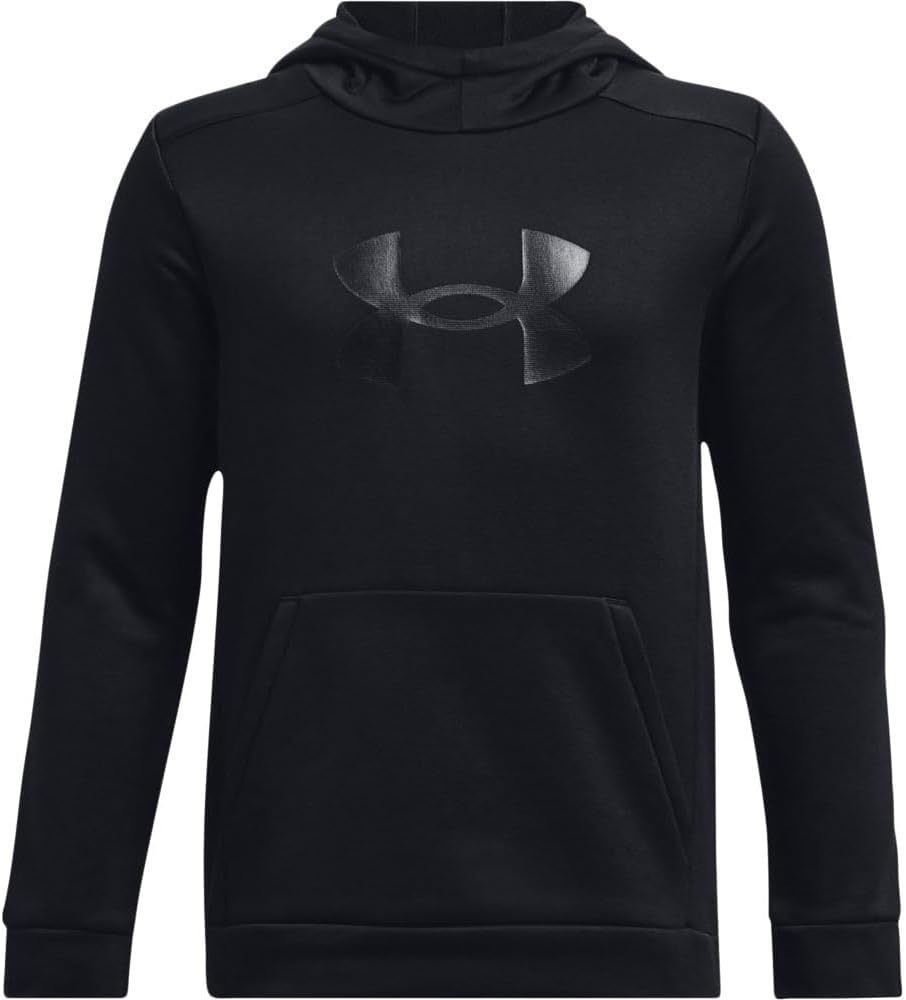 Under Armour Boys' Armour Fleece Big Logo Hoodie for Comfort