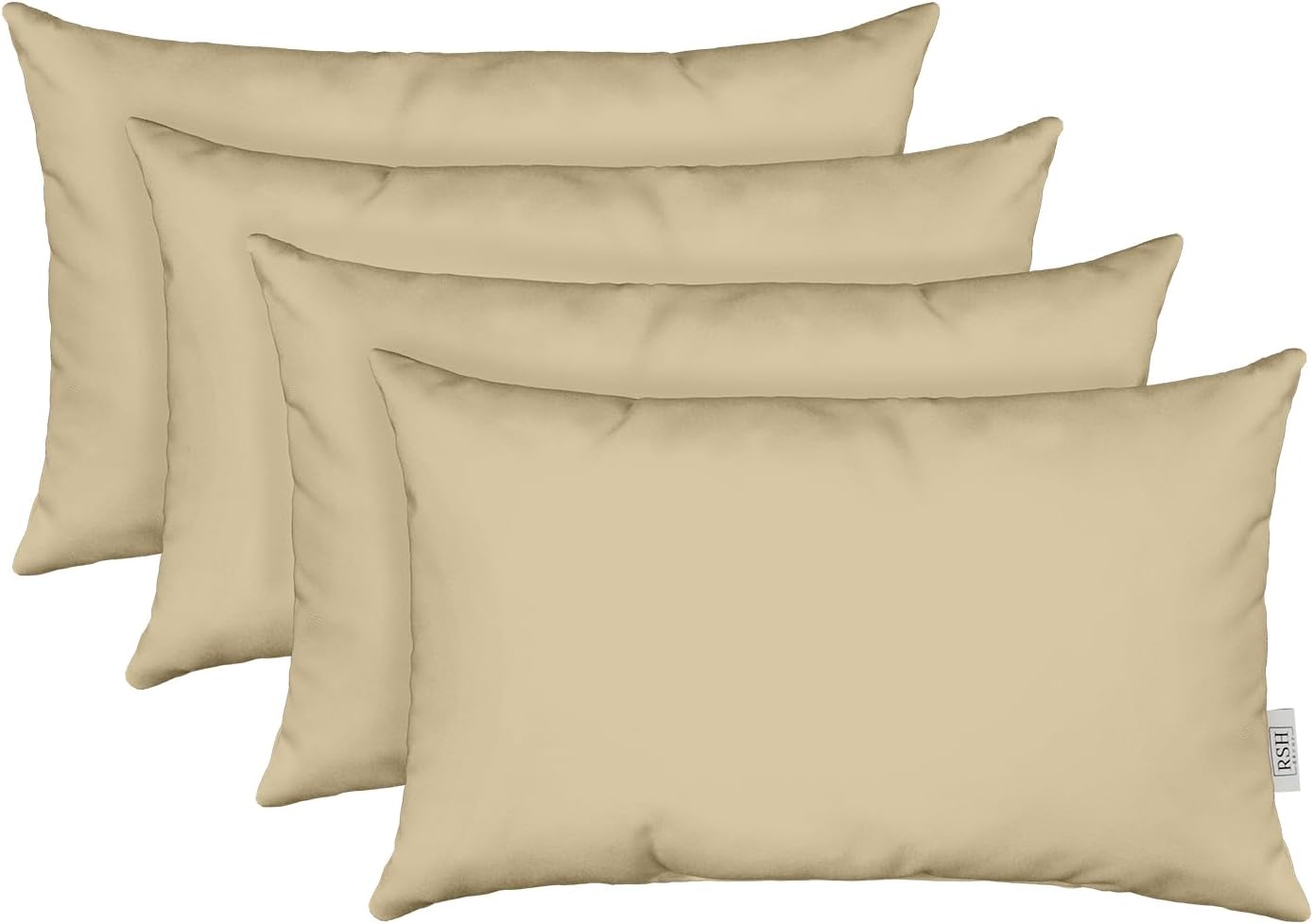 Sunbrella Lumbar Throw Pillows Set of 4 for Outdoor Comfort