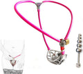 Male Stainless Steel Chastity Device with Adjustable Fit