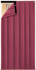 Magnetic Thermal Insulated Door Curtain 28in x 83in - Energy Saving