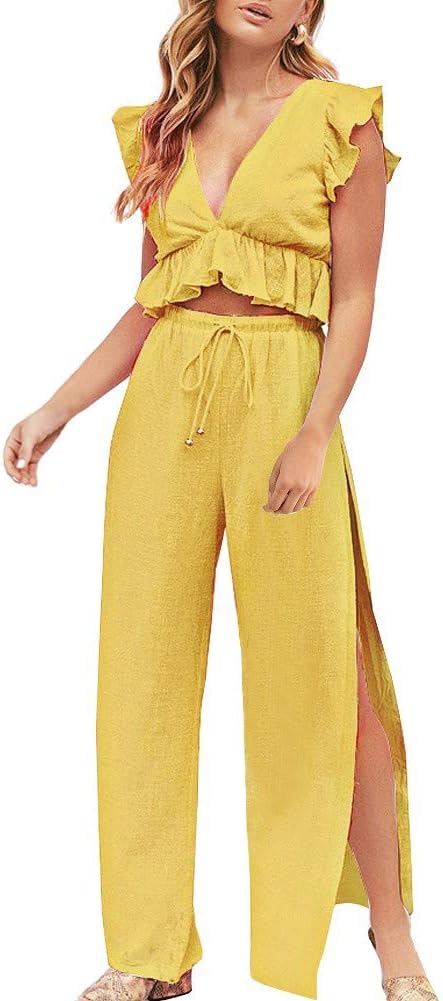 FANCYINN Womens 2 Pieces Outfits for Summer Beach and Parties