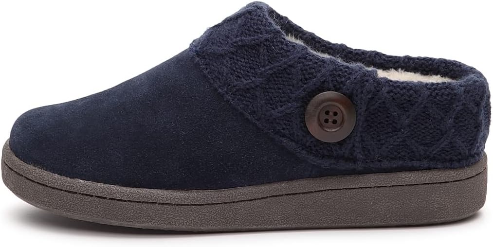 Clarks Women's Knit Scuff Slippers for Cozy Comfort and Style