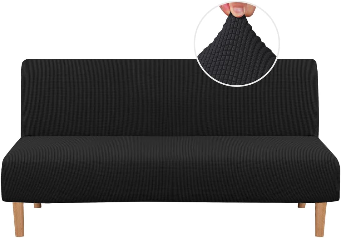 H.VERSAILTEX Armless Futon Cover Stretch Sofa Bed Protector