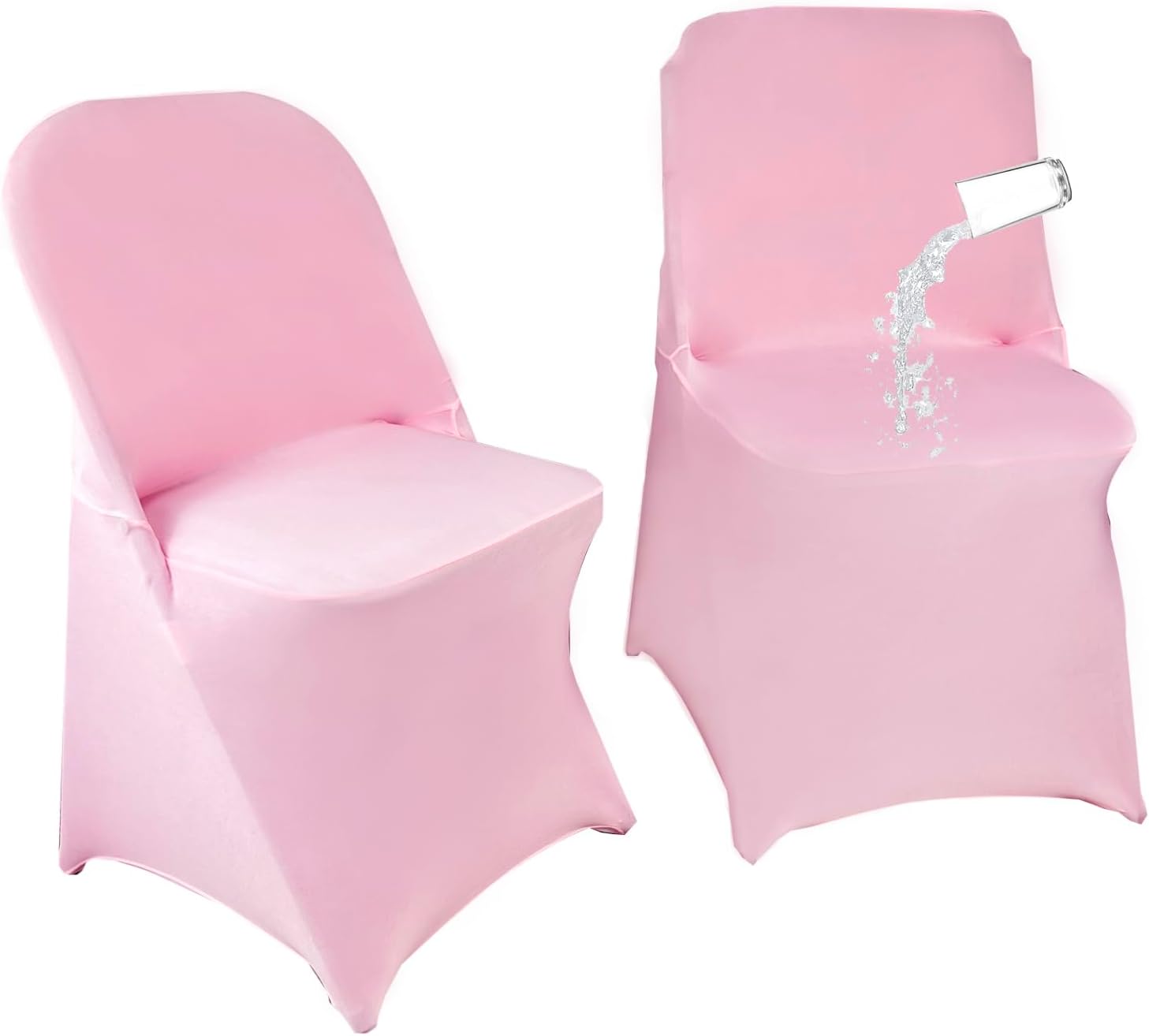 40PCS Stretch Spandex Folding Waterproof Chair Covers for Events