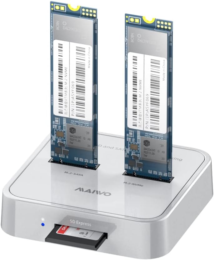 MAIWO K3016SD NVMe SATA 3 Bay SSD Docking Station Review