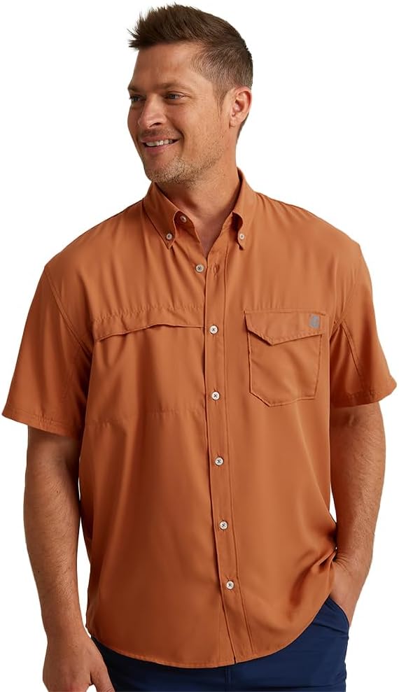 HUK Tide Point Solid Short Sleeve Shirt for Ultimate Comfort