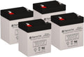 SigmasTek Leoch DJW12-4.5 Replacement Battery 12V 5AH (4 Pack)
