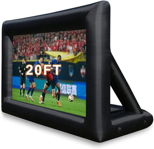 20FT Inflatable Movie Screen with Blower - Ultimate Outdoor Entertainment