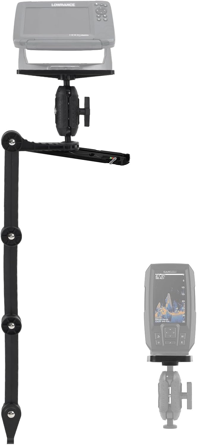 HITORHIKE Kayak Fish Finder Mount with Transducer Arm and Plates