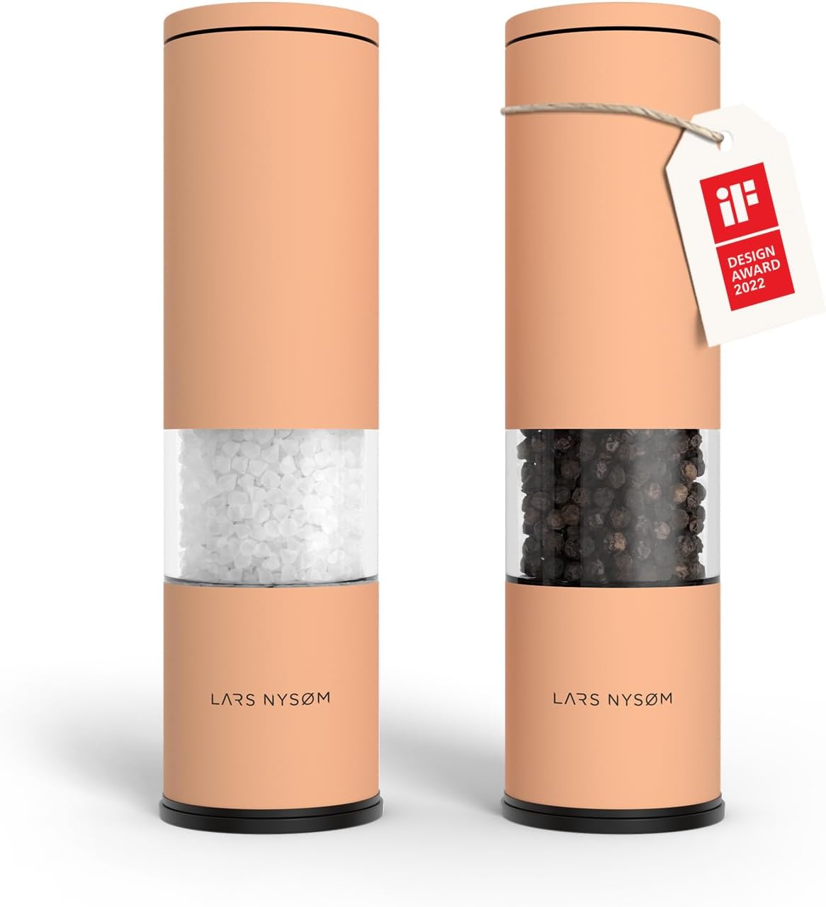 LARS NYSM Salt and Pepper Grinder Set for Every Kitchen