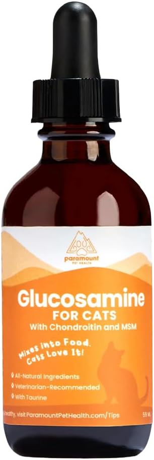 Natural Liquid Glucosamine Chondroitin for Cats' Joint Health