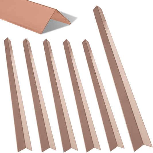 6-Piece Set of Thickened Stainless Steel Wall Corner Guards
