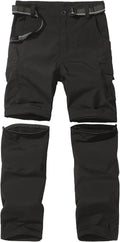 JOMLUN Boys Scout Convertible Hiking Pants - Quick Dry Comfort