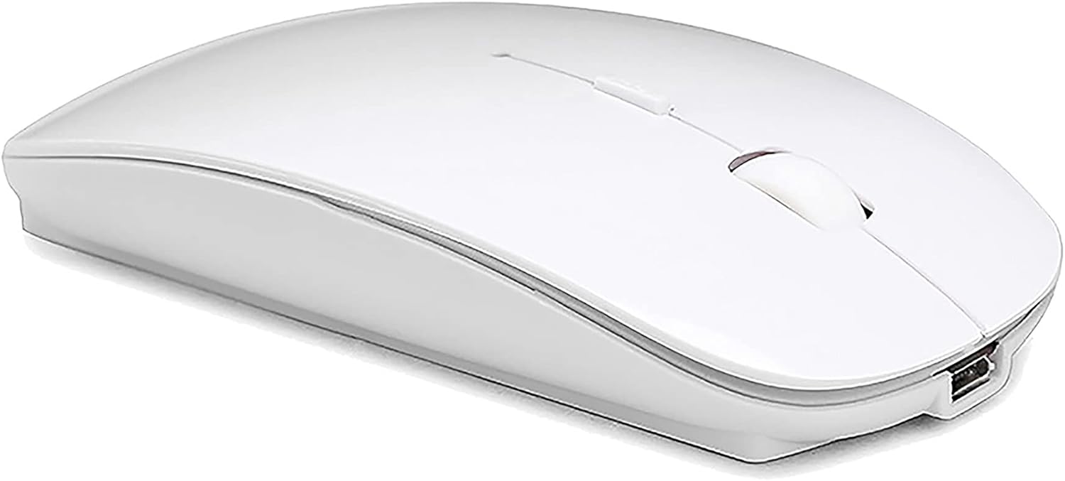 PEIBO White Bluetooth Mouse - Wire-free Precision