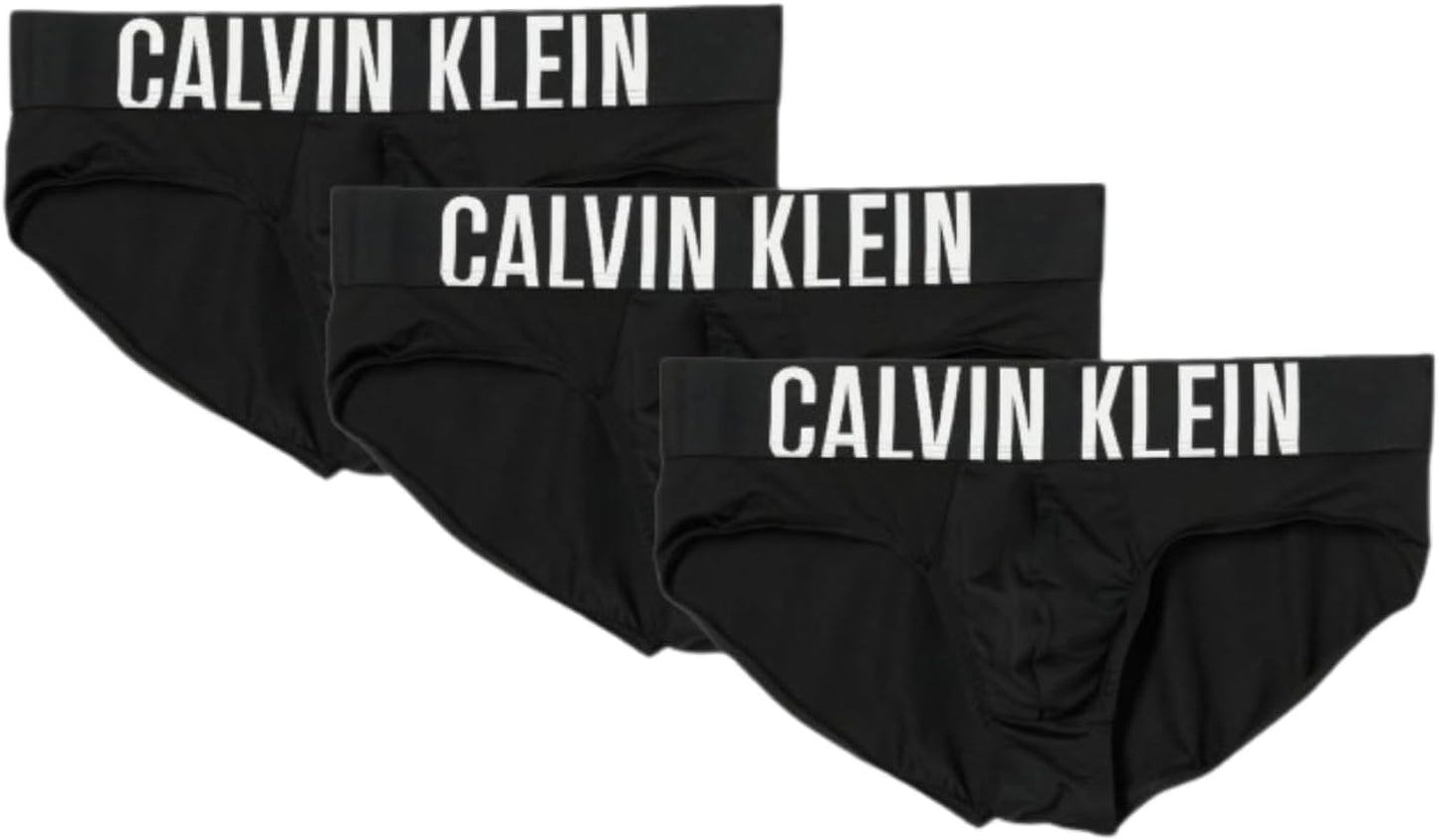 Calvin Klein mens Intense Power 3-pack Hip Briefs for Comfort
