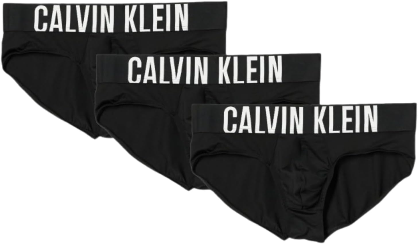 Calvin Klein mens Intense Power 3-pack Hip Briefs for Comfort