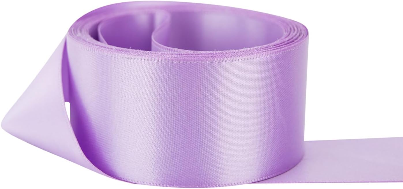 Ribbon Bazaar Double Faced Satin - Premium 4 in Lilac 25yd