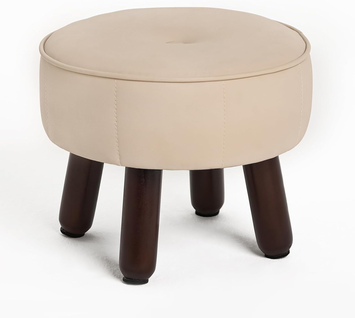 Comfortable 13in Small Foot Stool Ottoman for Living Room Use