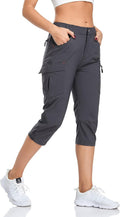 Women's Hiking Cargo Capri Pants - Quick Dry UPF 50 Outdoor Fit