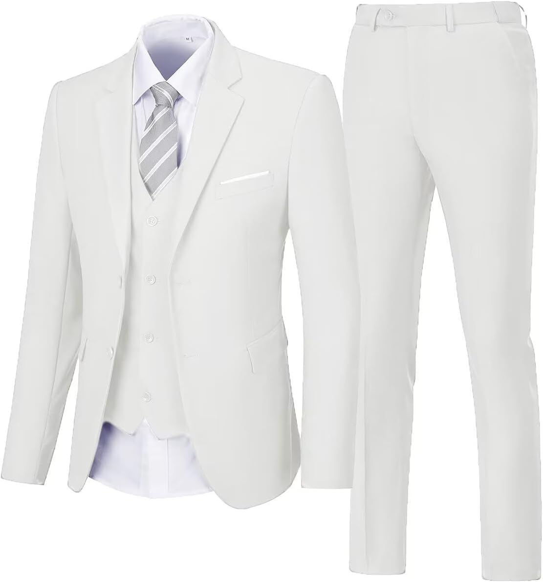 Men's 3 Piece Wedding Suit Tuxedo Set for Prom and Business