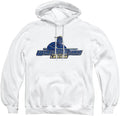 LOGOVISION Collegiate Distressed Primary Logo Pullover Hoodie 100%