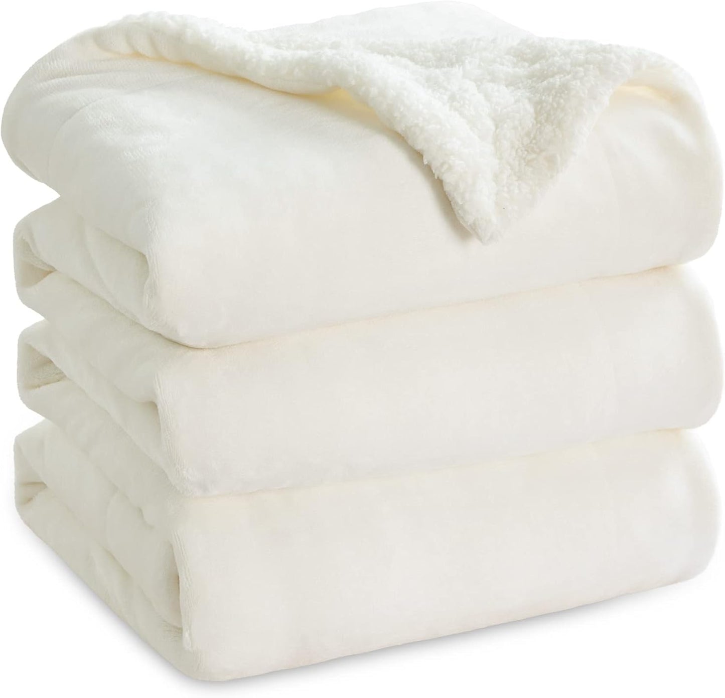 Bedsure GentleSoft Sherpa Fleece Blanket for Cozy Comfort