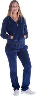 Yasumond Women's Velour Tracksuit Set for Cozy Jogging Wear