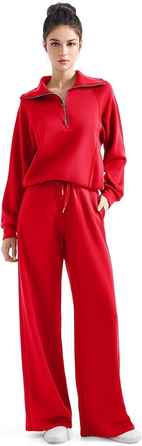 SUUKSESS Women 2 Piece Lounge Matching Set for Comfort and Style