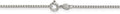.925 Sterling Silver Octagonal Box Chain Necklace - Polished Classic