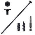 LIONMAX Structural Wood Lag Screws #14 x 8 Inch for Heavy Duty