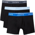 Lacoste Men's 3 Pack Boxer Briefs - Comfortable Cotton Stretch Shoes