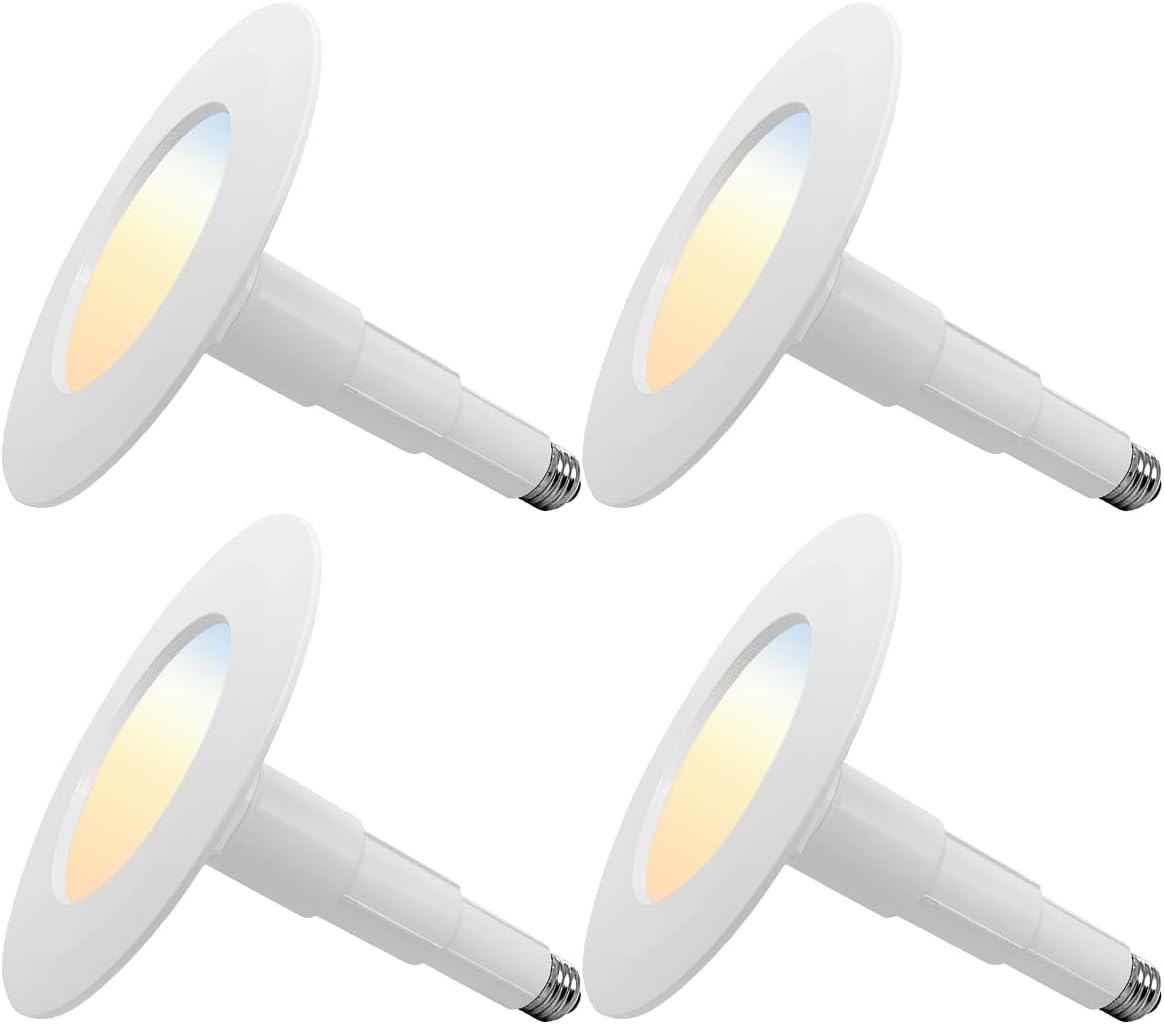 Jolux 4-Pack 5/6in 5CCT Retrofit LED Recessed Lighting Review
