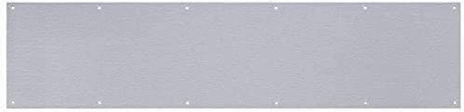 Kickplate Aluminum 4 x 34 with Matching Screws for Easy Install