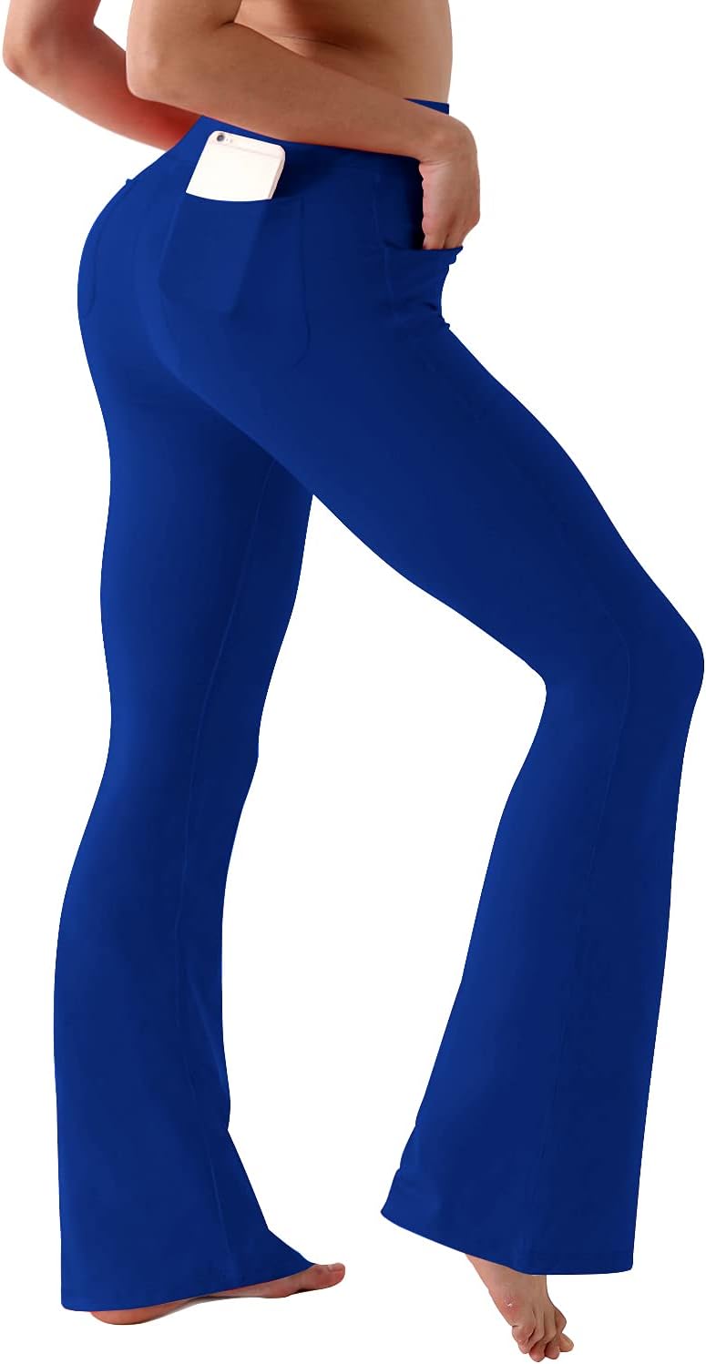 BUBBLELIME High Waist Bootcut Yoga Pants for Women with Pockets