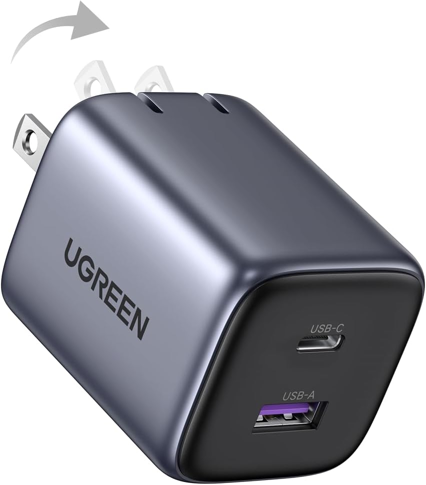 Fast Dual Port GaN Charger by UGREEN - Charge Any Device Rapidly