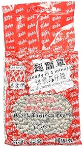 E-Fa Premium Grade Black Tapioca Pearls for Bubble Tea Lovers