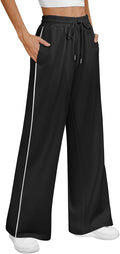Womens Wide Leg Sweatpants Baggy Sweat Pants with Pockets