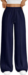 Womens Wide Leg Sweatpants Baggy Loose Fall Joggers - Comfy Fit