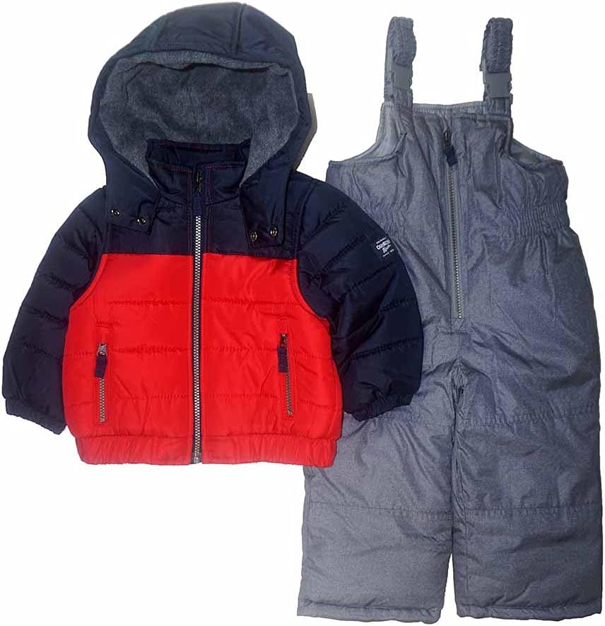 OshKosh B'Gosh Boys Ski Jacket and Snowbib Snowsuit Set Review