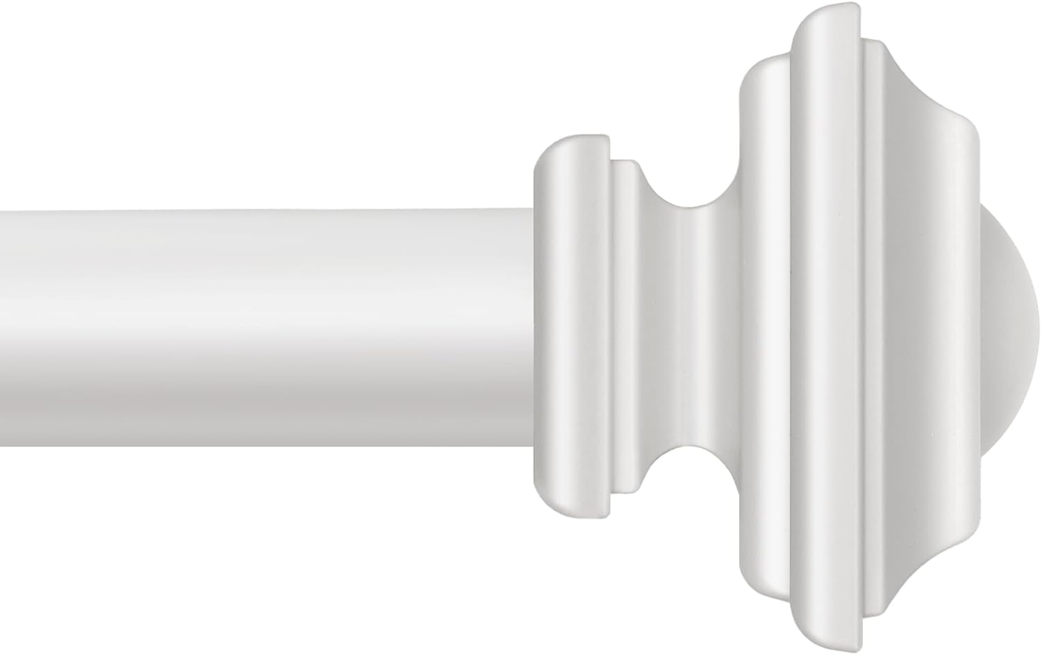 KAMANINA Adjustable Curtain Rods for Windows 66 to 120 Inch